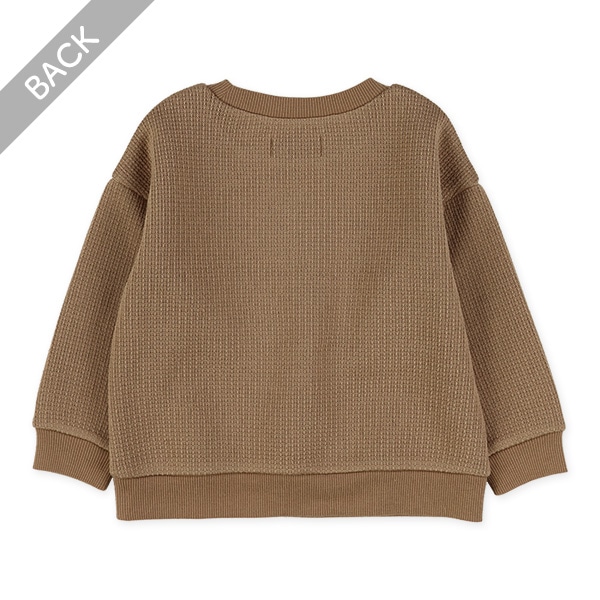 裏起毛ジャガードトレーナー