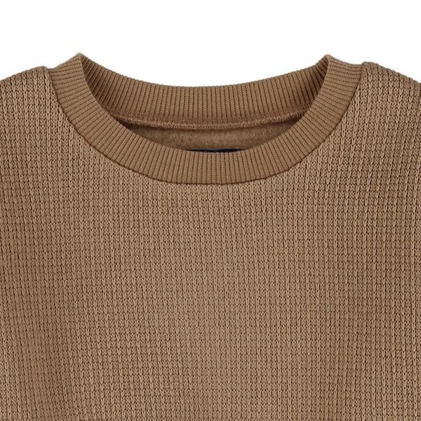 裏起毛ジャガードトレーナー