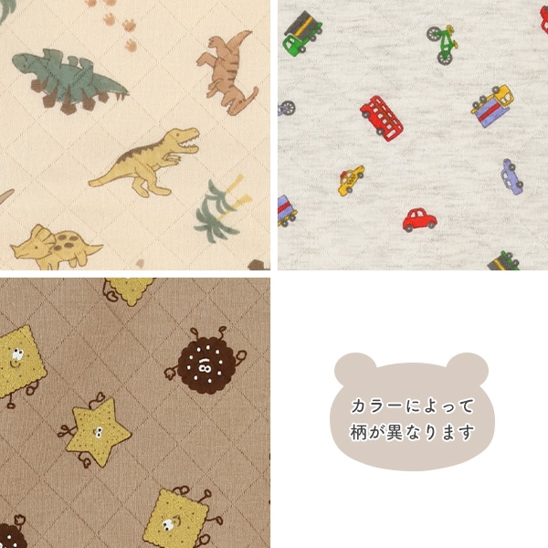 キルトカラフル総柄トレーナー