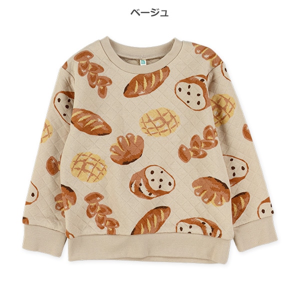 キルトパン目玉焼きおにぎりトレーナー