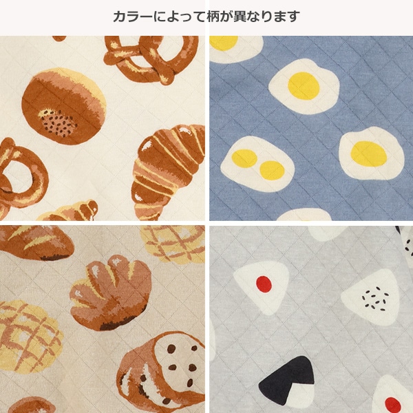 キルトパン目玉焼きおにぎりトレーナー