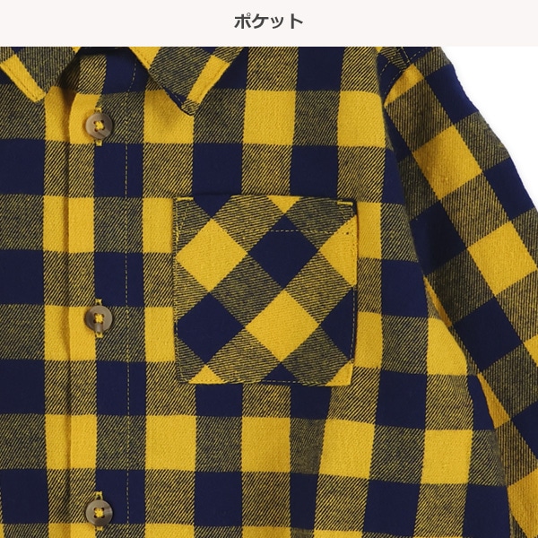 ビエラチェック長袖シャツ