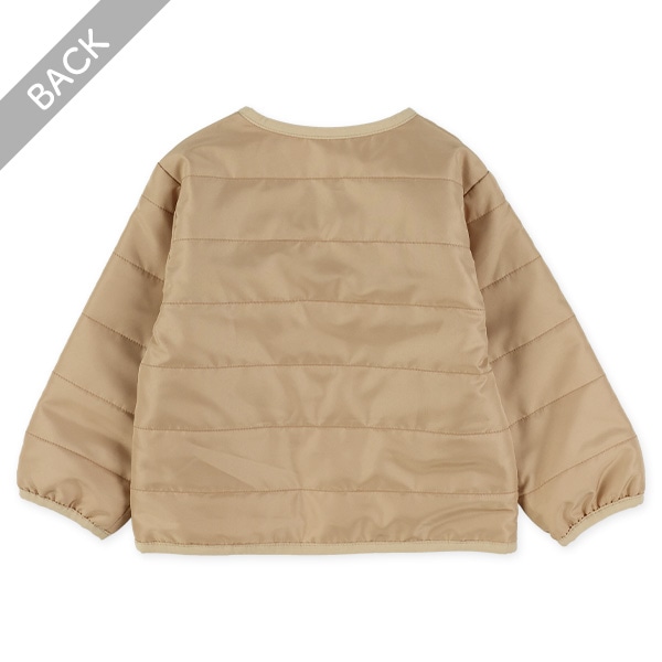 ノーカラーパイピングジャケット