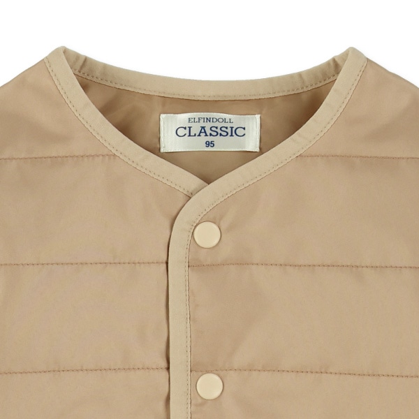 ノーカラーパイピングジャケット