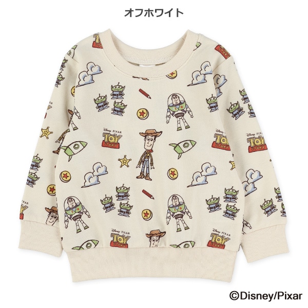 ミニ裏毛総柄薄手トレーナー（トイ・ストーリー）