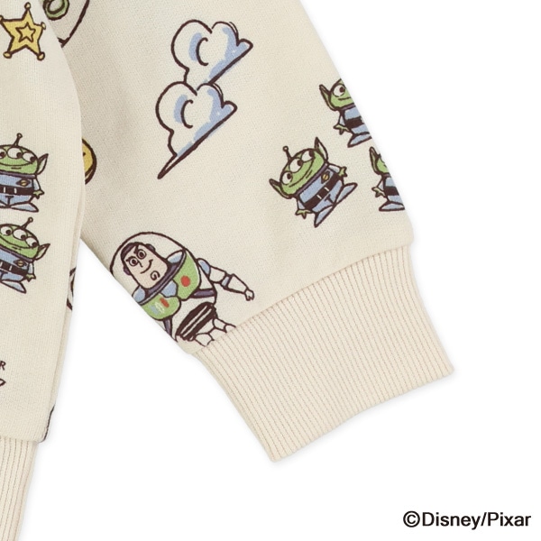 ミニ裏毛総柄薄手トレーナー（トイ・ストーリー）