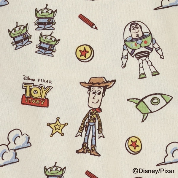 ミニ裏毛総柄薄手トレーナー（トイ・ストーリー）