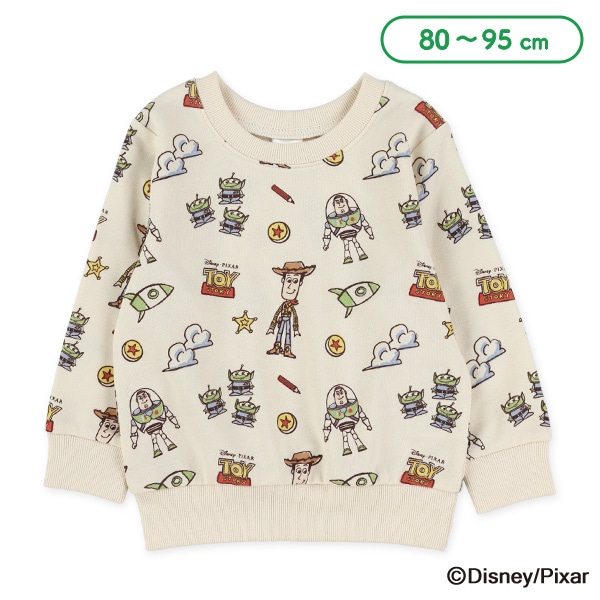 ミニ裏毛総柄薄手トレーナー（トイ・ストーリー）