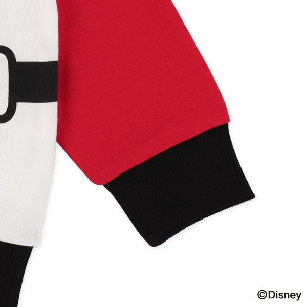 裏毛総柄・ハグプリント薄手トレーナー（ミッキーマウス）