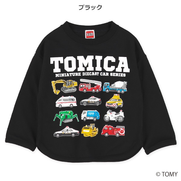 ミニ裏毛ロゴ長袖Tシャツ（トミカ）