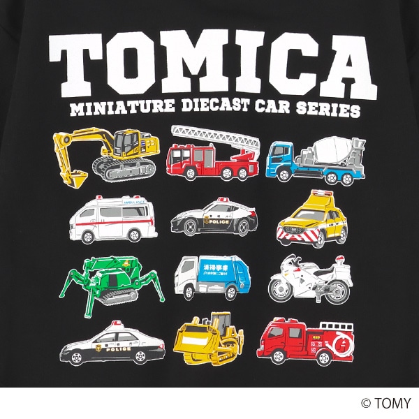 ミニ裏毛ロゴ長袖Tシャツ（トミカ）