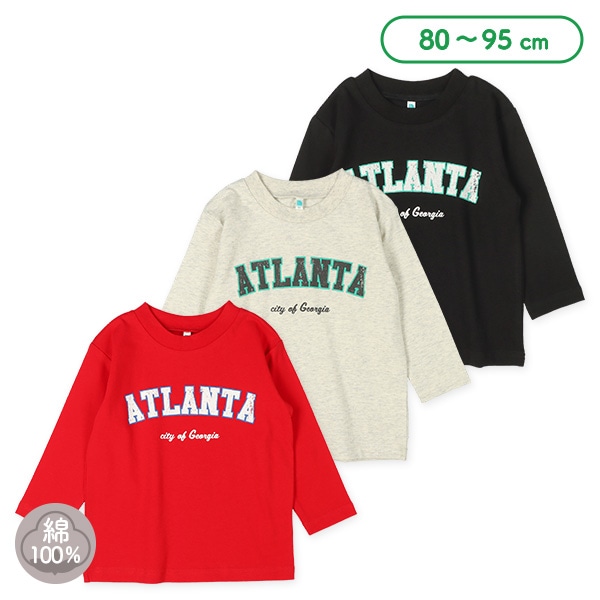 カレッジロゴ長袖Tシャツ