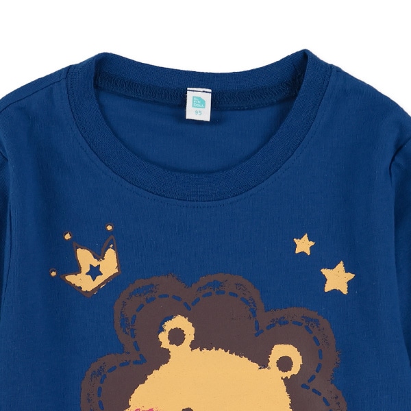 ライオンプリント長袖Tシャツ