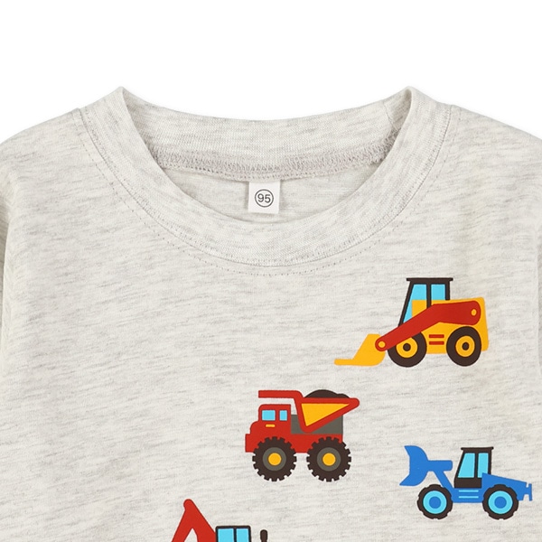 はたらくくるま集合長袖Tシャツ