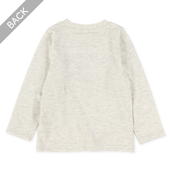 山柄長袖Tシャツ