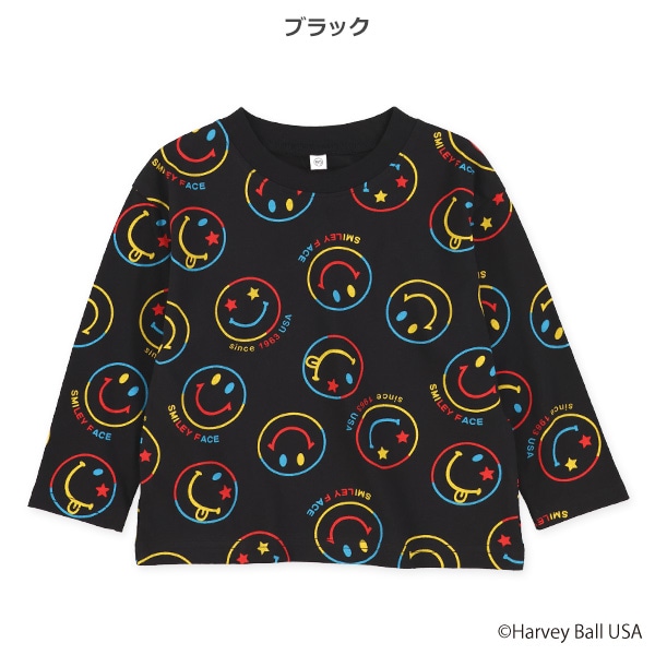 SMILEY長袖Tシャツ