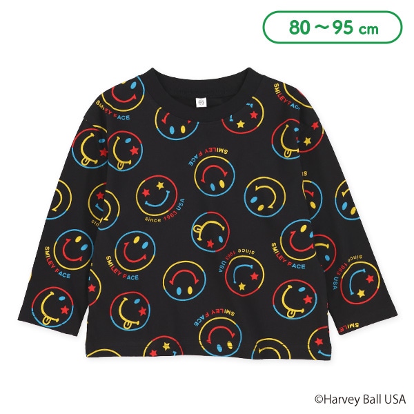 SMILEY長袖Tシャツ