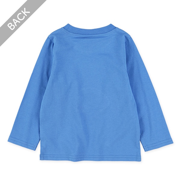 タコ・サメプリント長袖Tシャツ