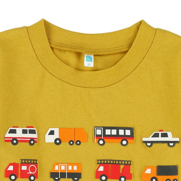 発泡プリント長袖Tシャツ