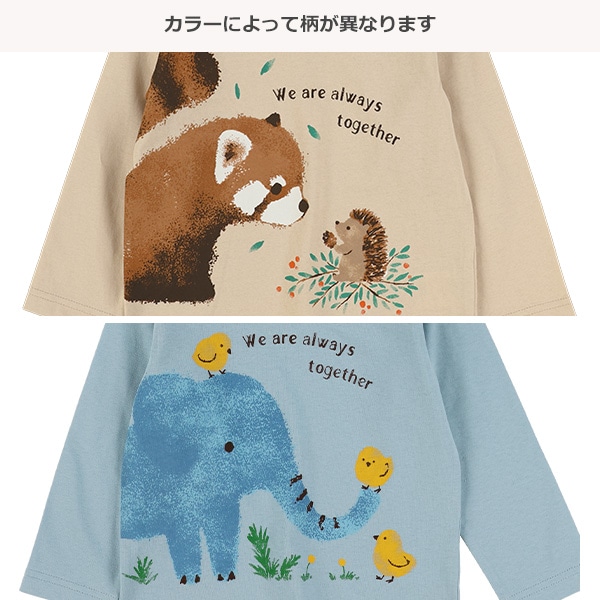 アニマル物語風長袖Tシャツ