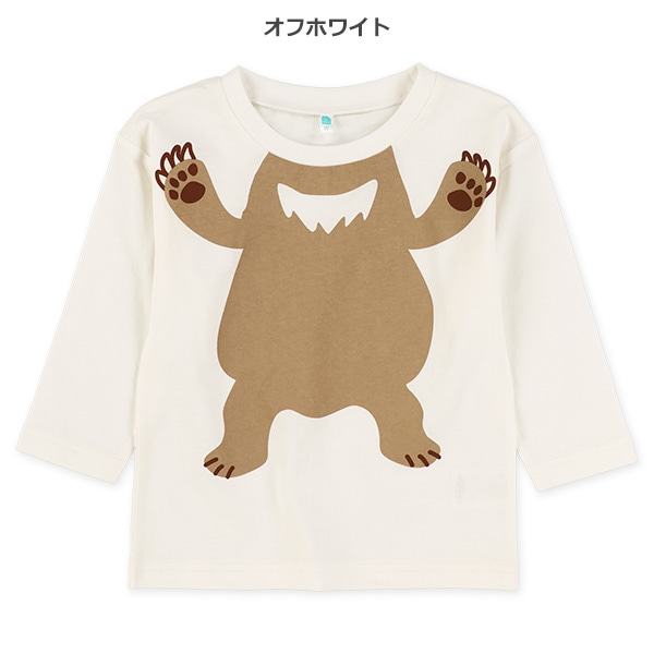 くま着ぐるみ長袖Tシャツ