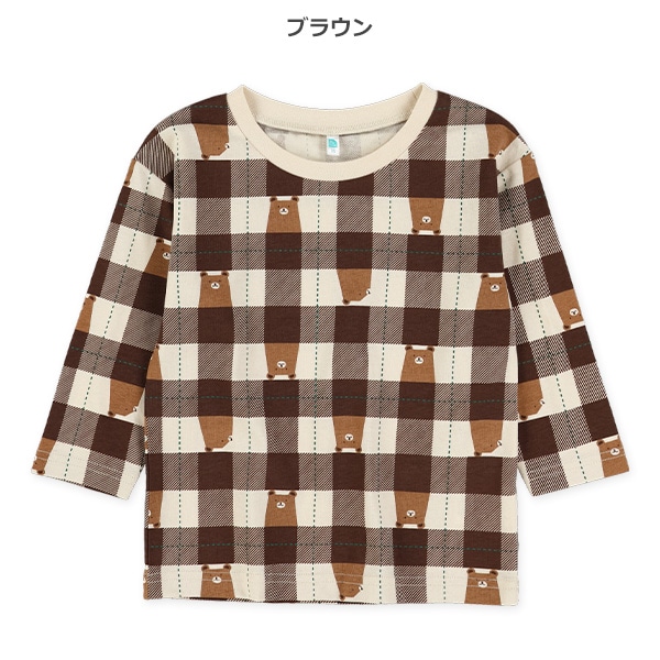 アニマル総柄長袖Tシャツ