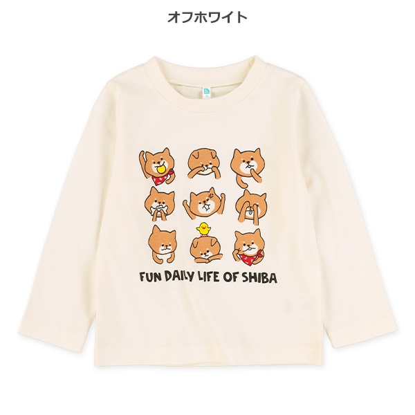 アニマルフェイスミックス長袖Tシャツ