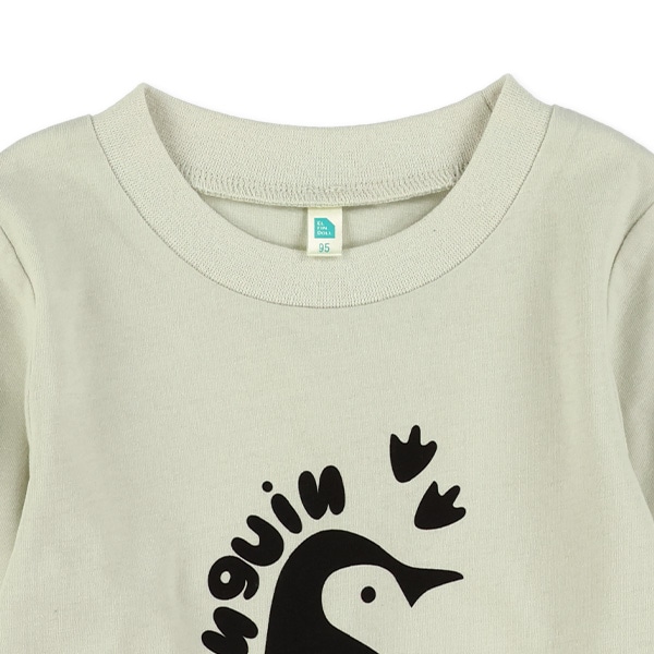 アニマルシルエット長袖Tシャツ