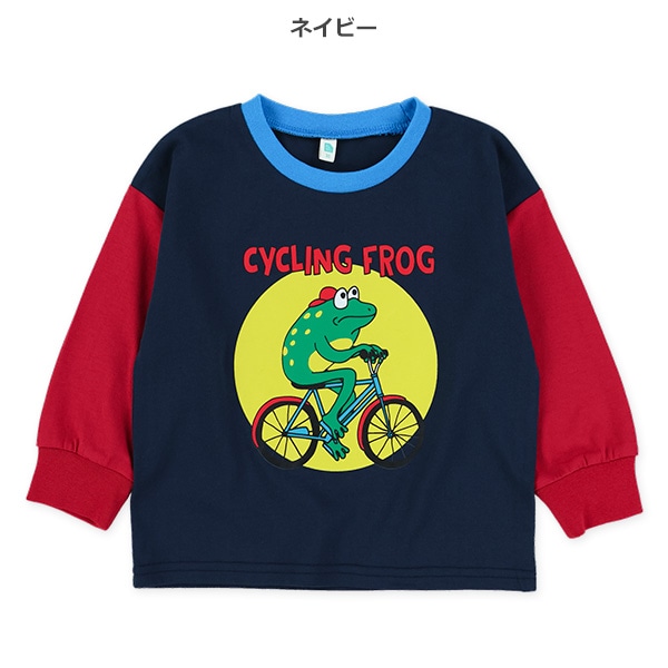 アメカジ柄コミック長袖Tシャツ