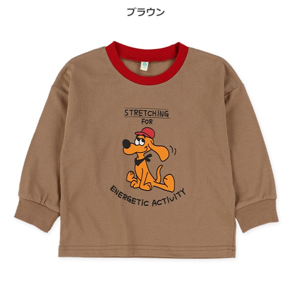 アメカジ柄コミック長袖Tシャツ