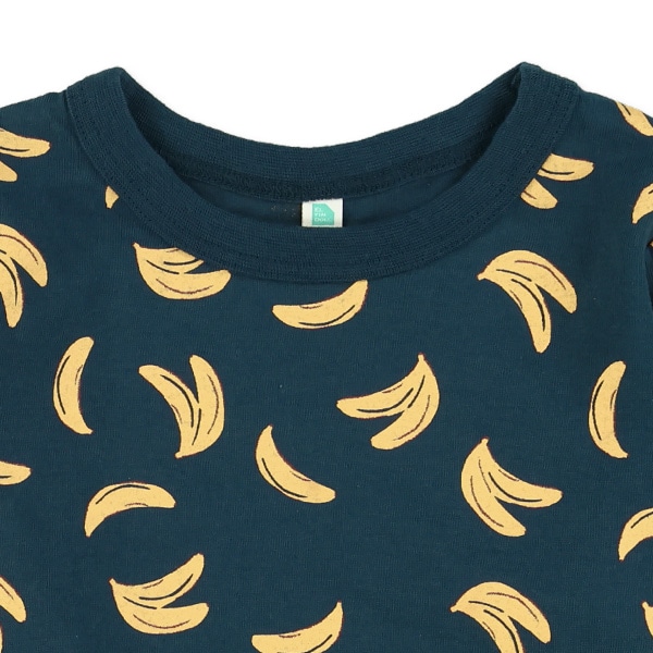 バナナ総柄長袖Tシャツ