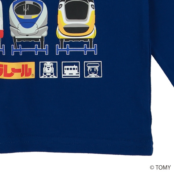 長袖Tシャツ（プラレール）