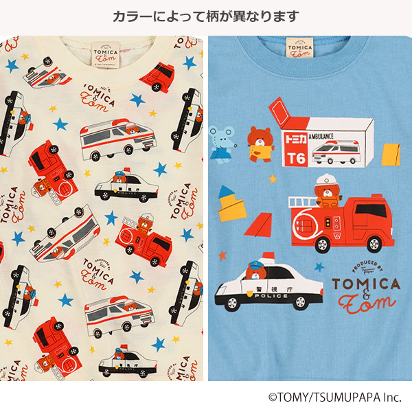 長袖Tシャツ（トミカとトム）
