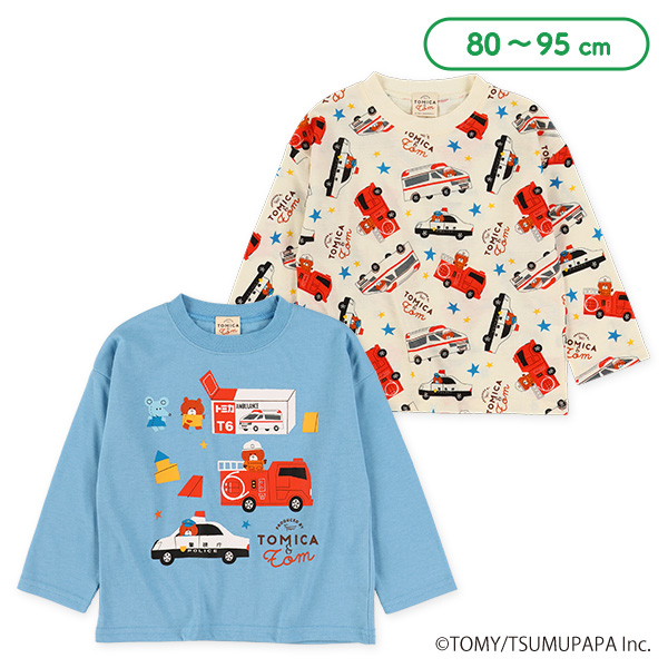 長袖Tシャツ（トミカとトム）