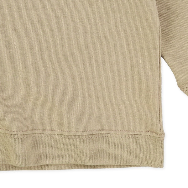 裏毛のりもの刺繍袖プリント薄手トレーナー