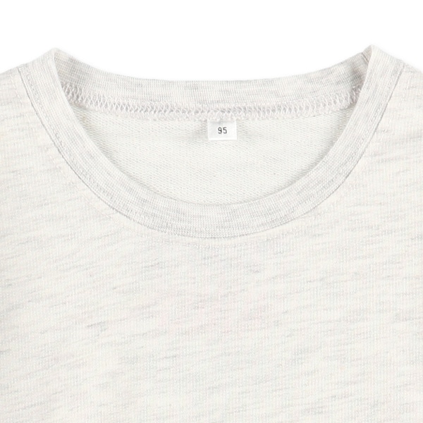 裏毛袖配色はたらくくるまモチーフ付き長袖Tシャツ