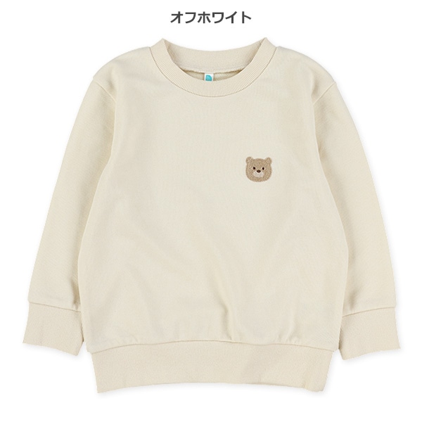 裏毛刺繍トレーナー