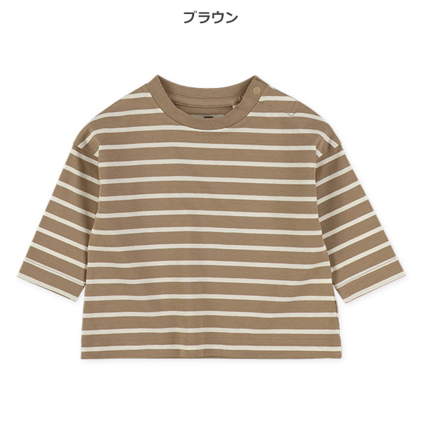 ボーダー長袖Tシャツ