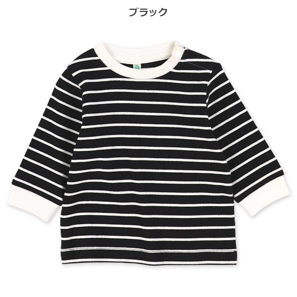 テレコボーダー長袖Tシャツ