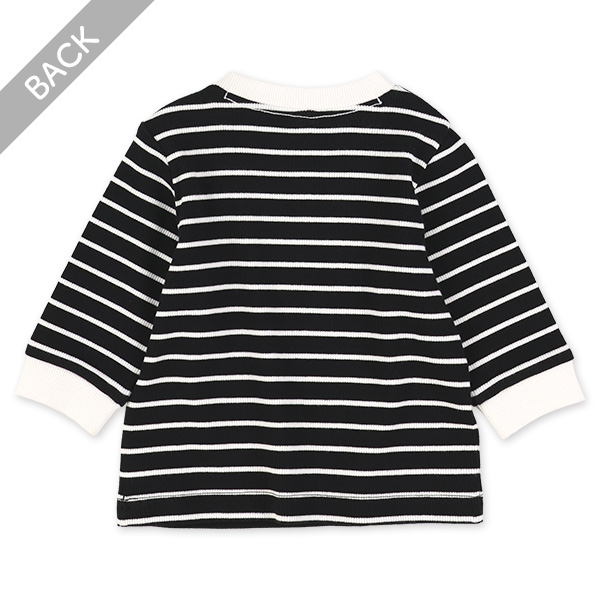 テレコボーダー長袖Tシャツ