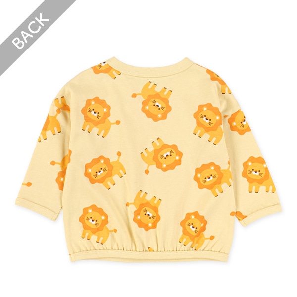 どうぶつ総柄長袖Tシャツ