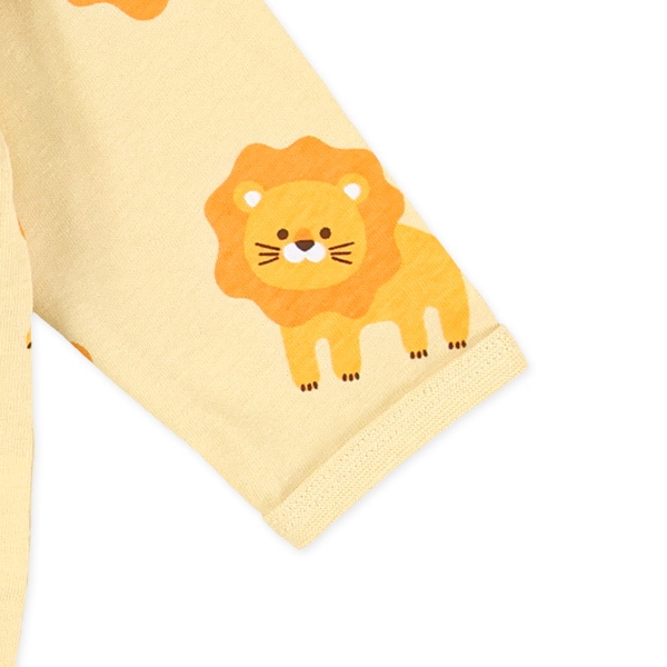 どうぶつ総柄長袖Tシャツ