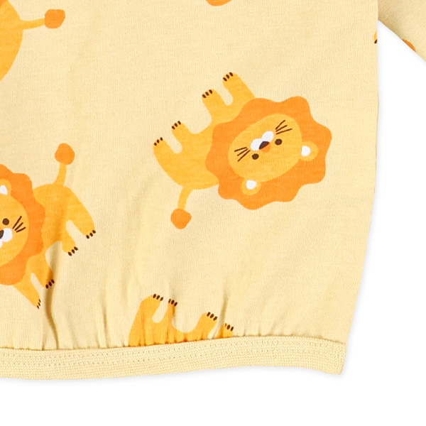 どうぶつ総柄長袖Tシャツ