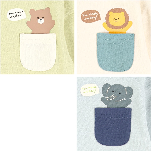 ポケットアニマル長袖Tシャツ