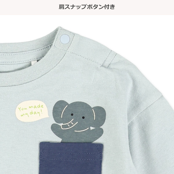 ポケットアニマル長袖Tシャツ
