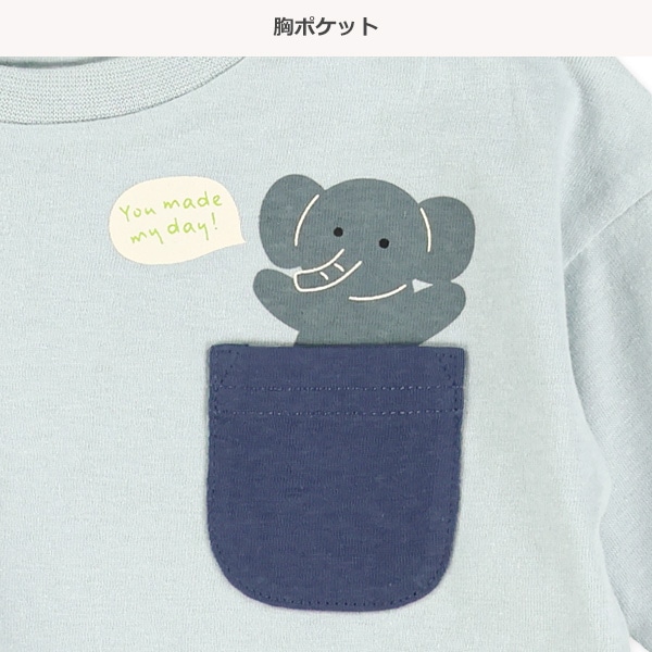 ポケットアニマル長袖Tシャツ