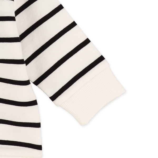 裏毛ボーダートレーナー