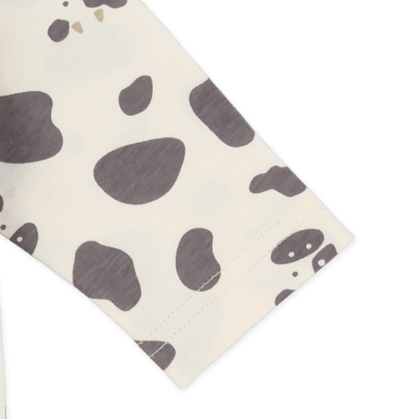 うし総柄長袖Tシャツ