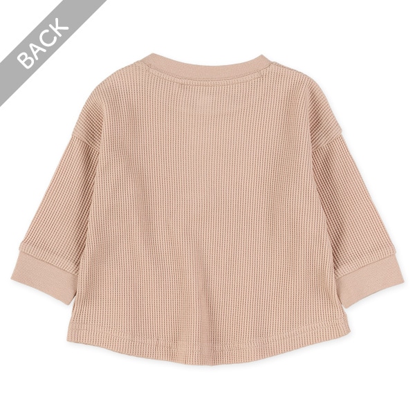 ワッフル長袖Tシャツ