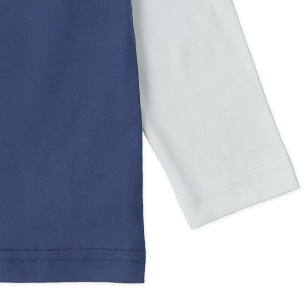 ワンポイントベストレイヤード風長袖Ｔシャツ
